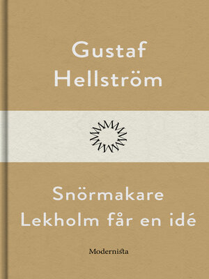 cover image of Snörmakare Lekholm får en idé